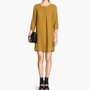 LAST CHANCE MOVING SALE: Long Sleeve Mustard Dress